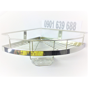 Kệ Góc Inox 304 La 1 Tầng Xà Bông