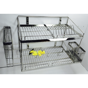 Kệ Inox 304 Đa Năng Đũa II La 2 Tầng