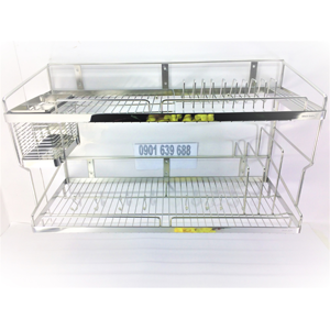 Giá Kệ Inox 304 Chén 2 Tầng Đa Năng